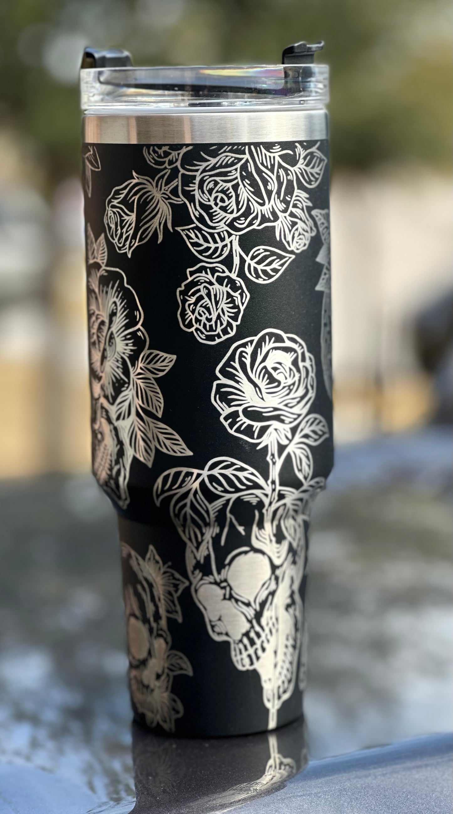 Skulls & Roses 40oz Tumbler