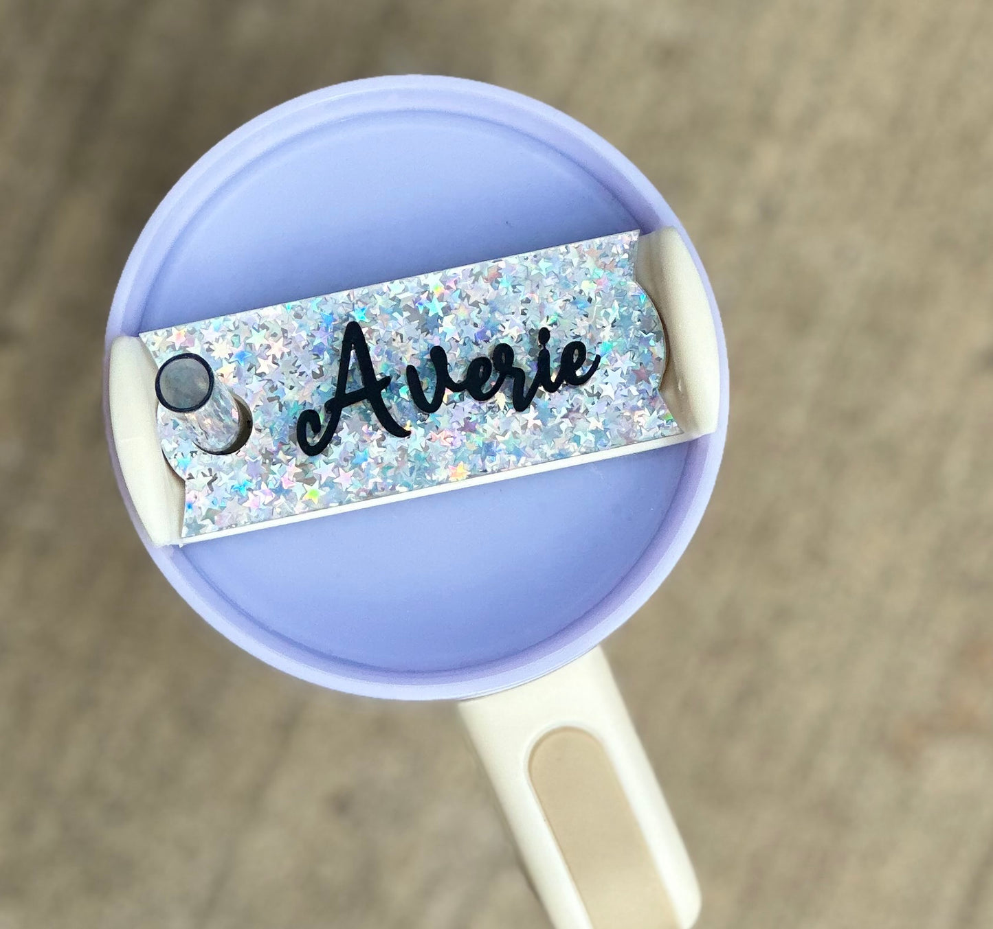 Iridescent Star Drink Topper