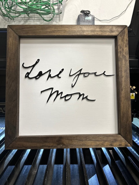 3D Custom Handwritten Art