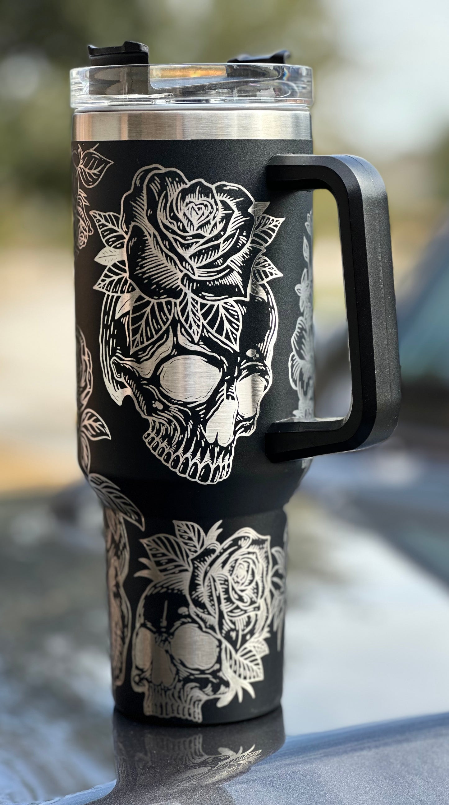 Skulls & Roses 40oz Tumbler
