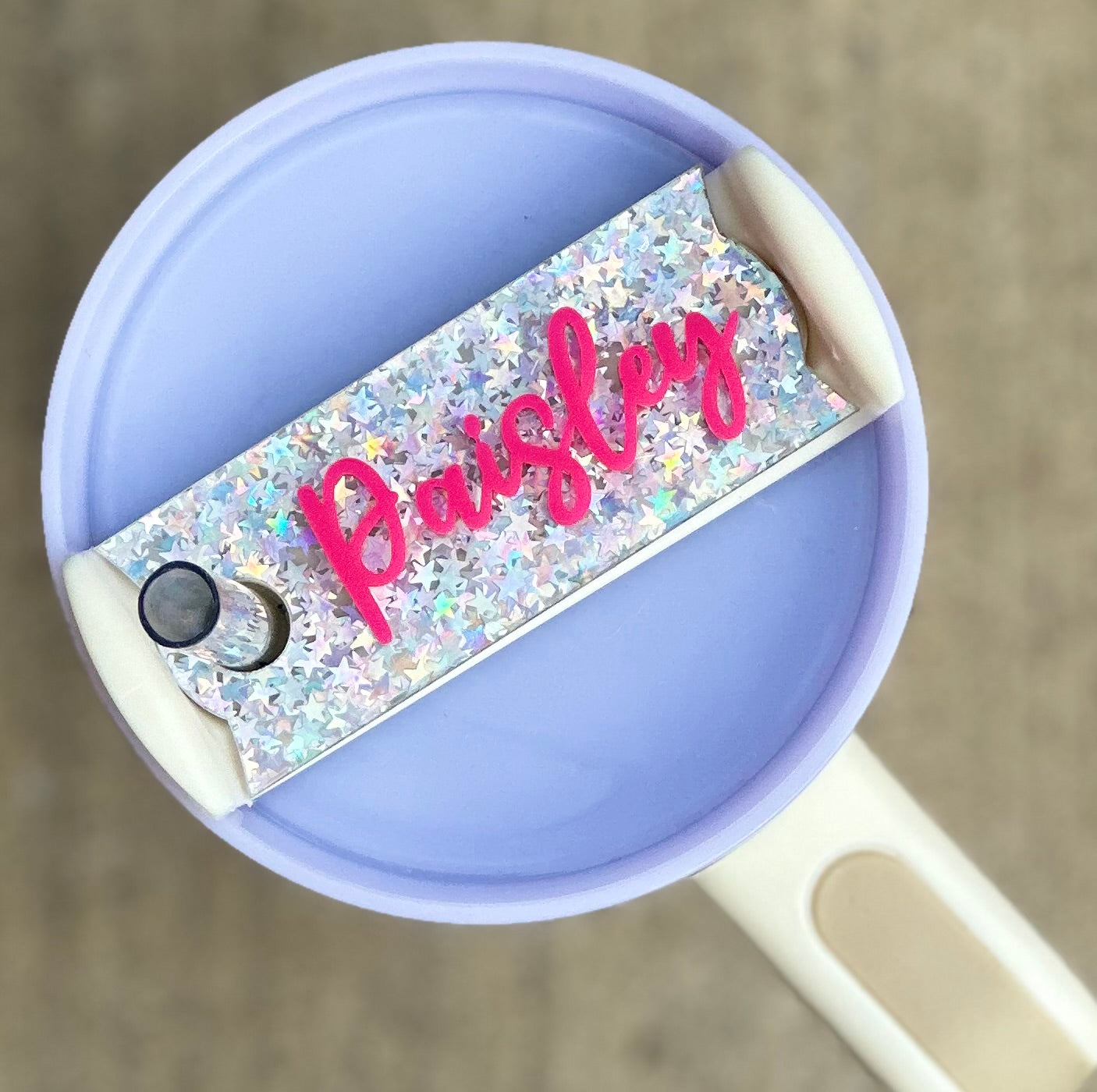 Iridescent Star Drink Topper