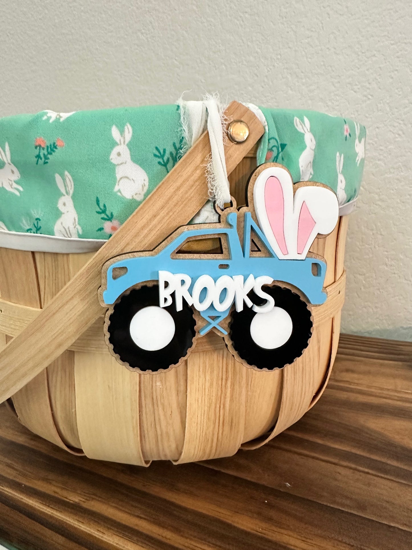 Monster Truck Easter Tag