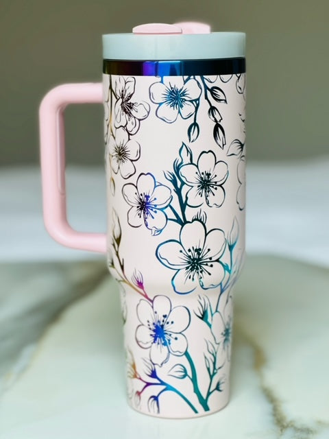 Cherry Blossom 40oz Tumbler