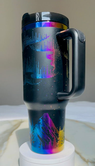Northern Lights Chrome 40oz Tumbler