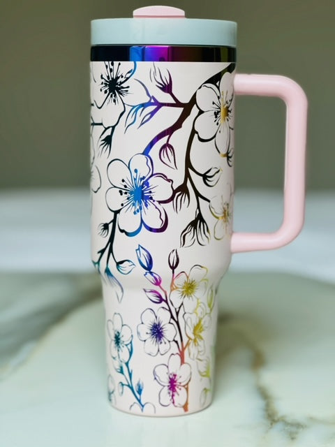 Cherry Blossom 40oz Tumbler