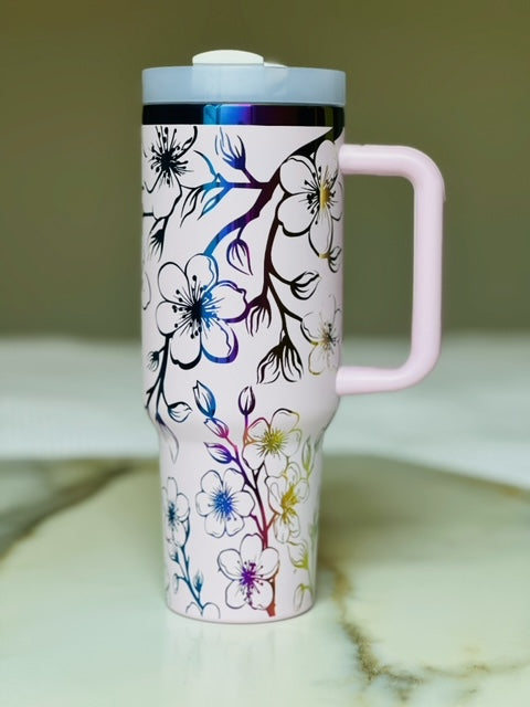 Cherry Blossom 40oz Tumbler