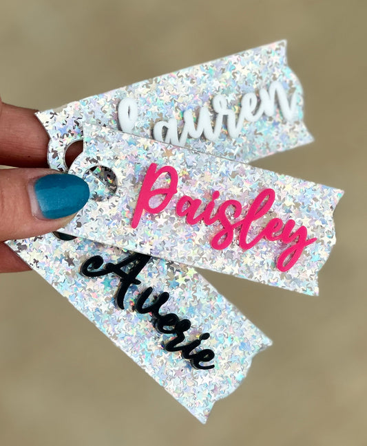 Iridescent Star Drink Topper