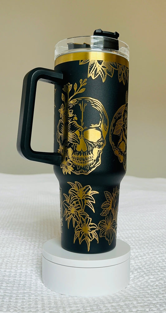 Skulls & Roses 40oz Tumbler