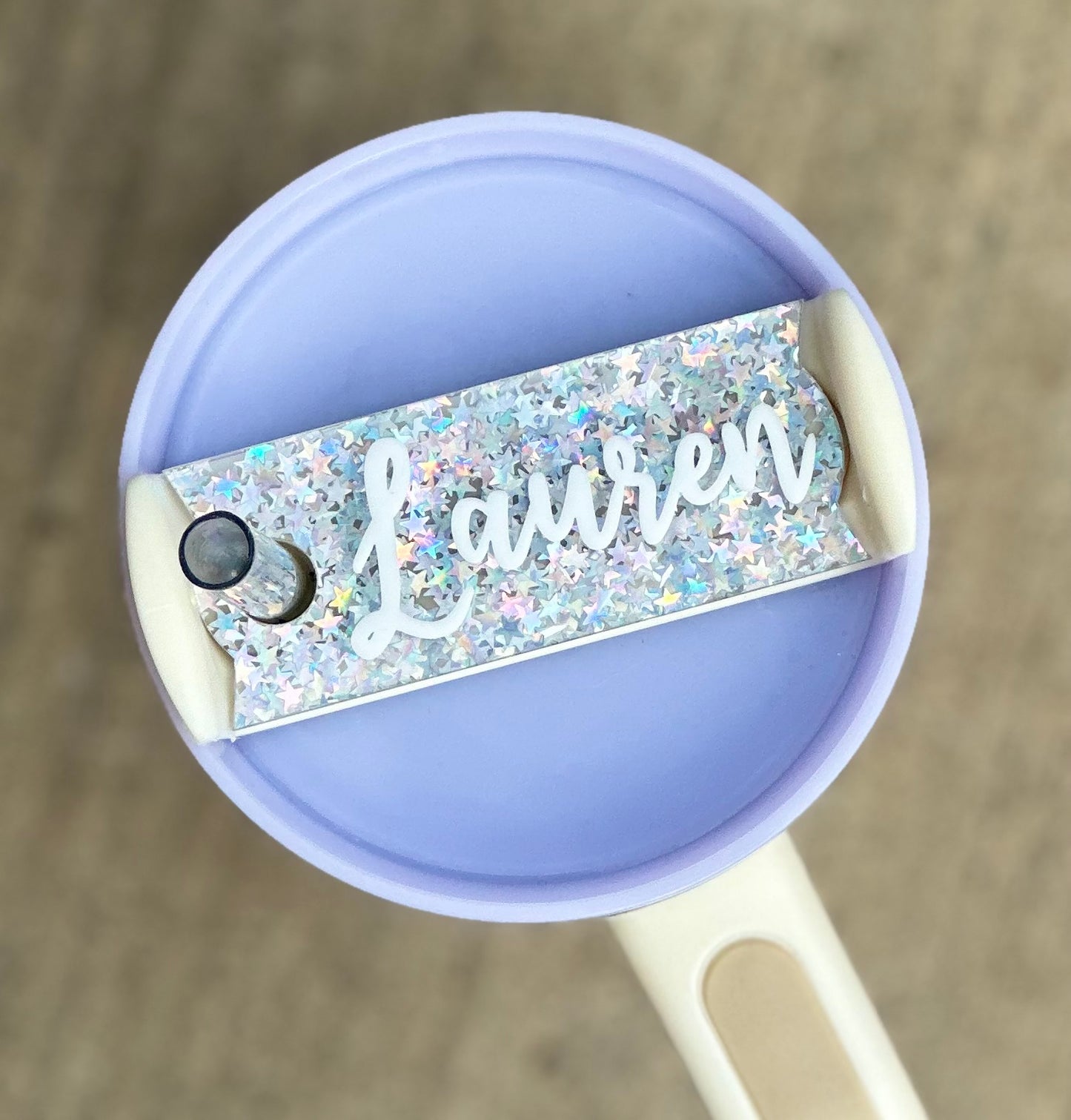 Iridescent Star Drink Topper