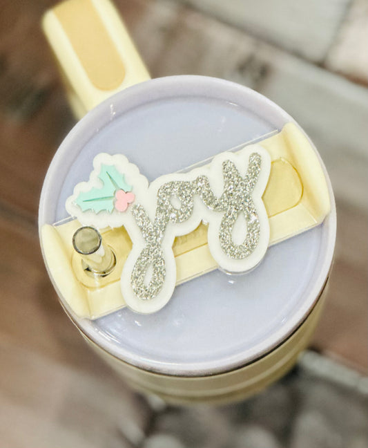 "Joy" Tumbler Topper for 30/40oz