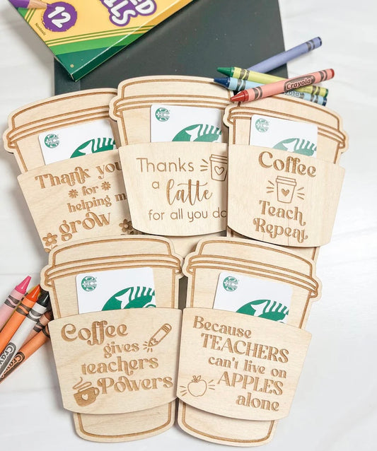 Teacher Gift Card Holder