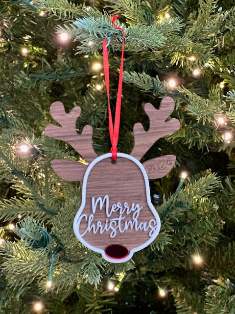 Personalized Reindeer Ornament