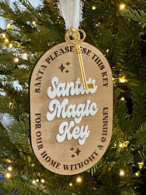 Santa's Magic Key Ornament