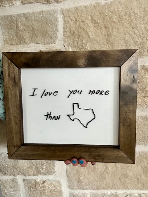 3D Custom Handwritten Art