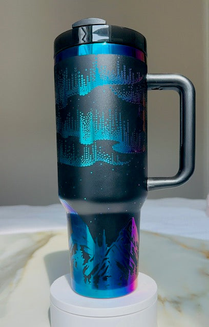 Northern Lights Chrome 40oz Tumbler
