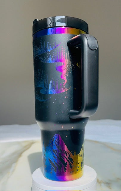 Northern Lights Chrome 40oz Tumbler