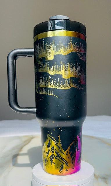 Northern Lights Chrome 40oz Tumbler