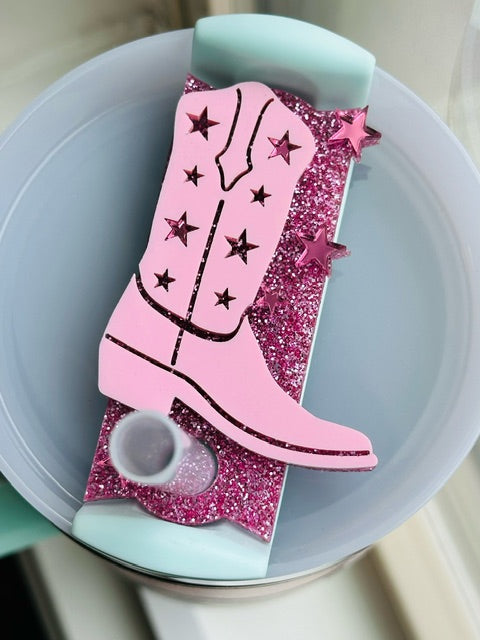 Cowboy Boot Tumbler Topper
