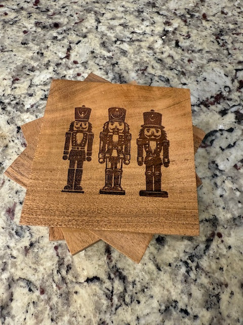 Nutcracker Engraved Coasters