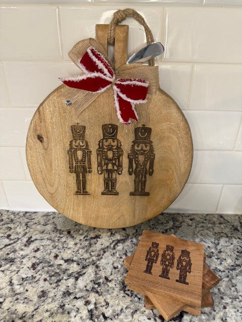Nutcracker Engraved Coasters