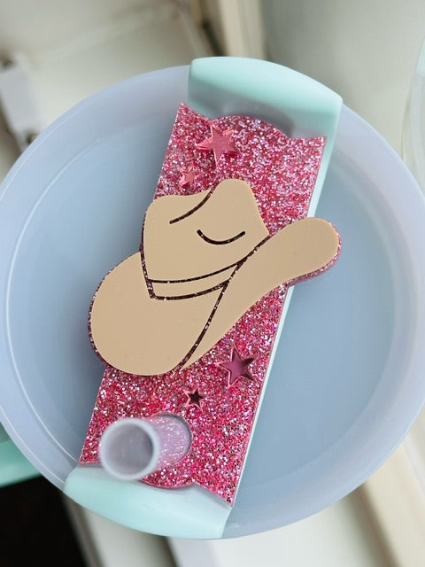 Cowboy Hat Tumbler Topper
