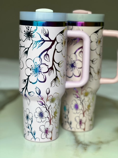 Cherry Blossom 40oz Tumbler