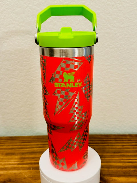 Retro Lightning Bolts - 30oz Ice Flow