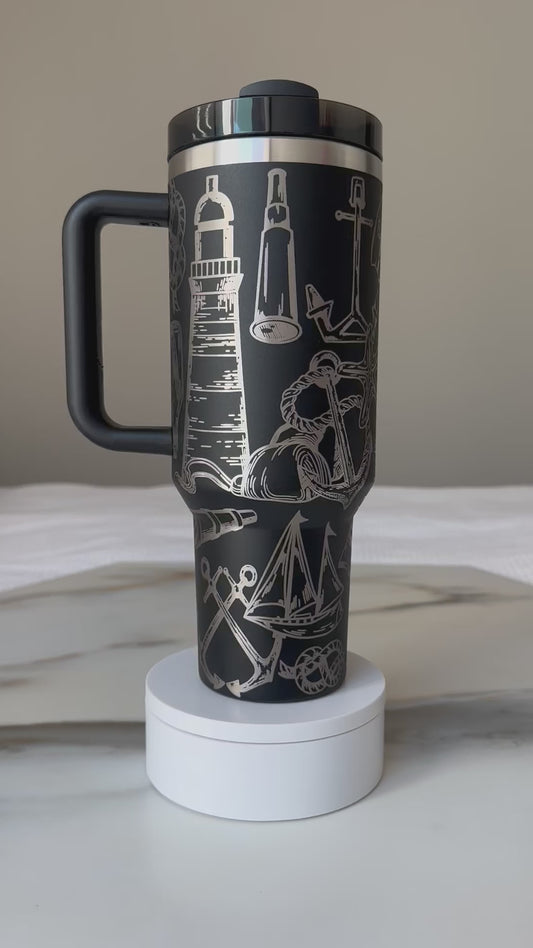 Nautical 40oz Tumbler