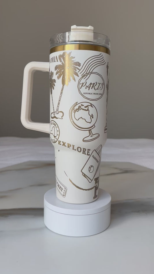 Travel the World 40oz Tumbler
