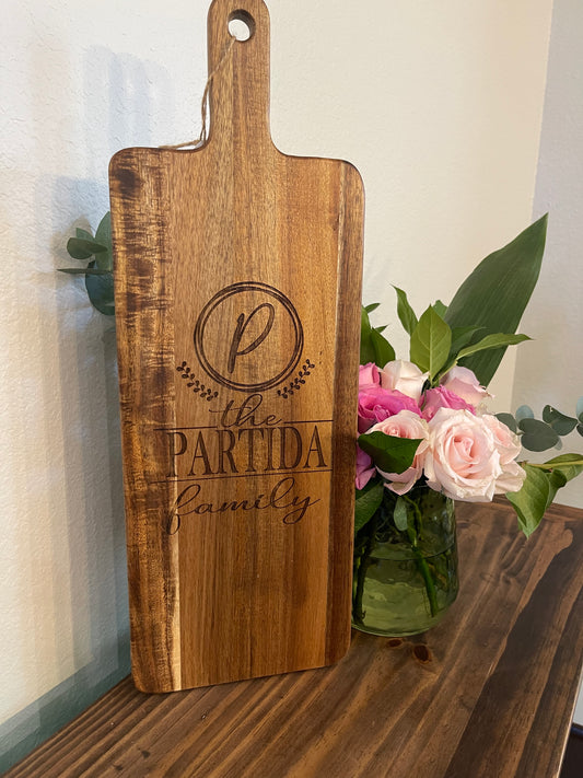 Custom cutting board