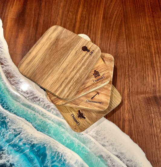 Funny coaster set of 4 - Gift